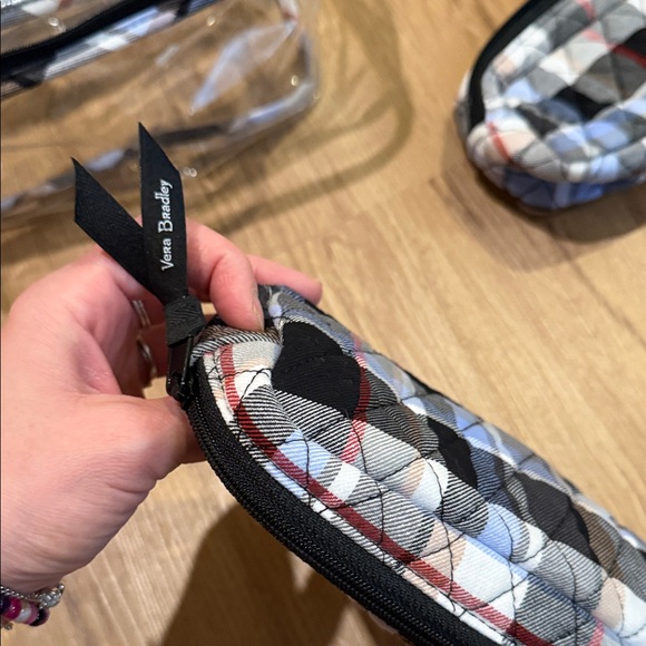 Vera Bradley Clear and Patterned Cosmetic Bag Set - Picture 4 of 8